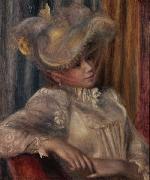 Pierre Auguste Renoir Woman with a Hat oil painting picture wholesale